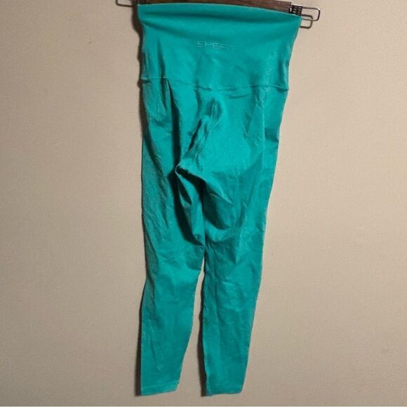 Shefit Boss Leggings Teal Athletic Tights- Size XS - Picture 4 of 12